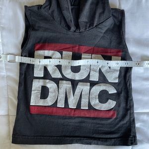 Kid RUN DMC tank‎ top with hood